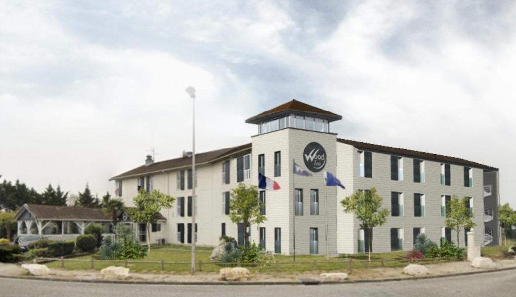 Hotel Wood Inn Bordeaux Aeroport Mérignac Eksteriør billede